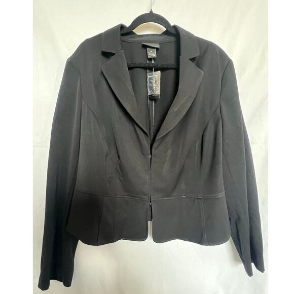 Lane Bryant Blazer, Black, Size 22, NWT, office - Picture 1 of 10